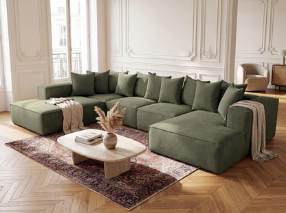 Luxusbetten24 Designer Largo U XXL Sofa Cord