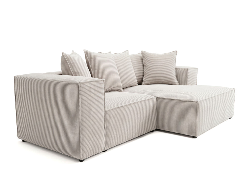 Luxusbetten24 Largo L Mini Designer Sofa Cord