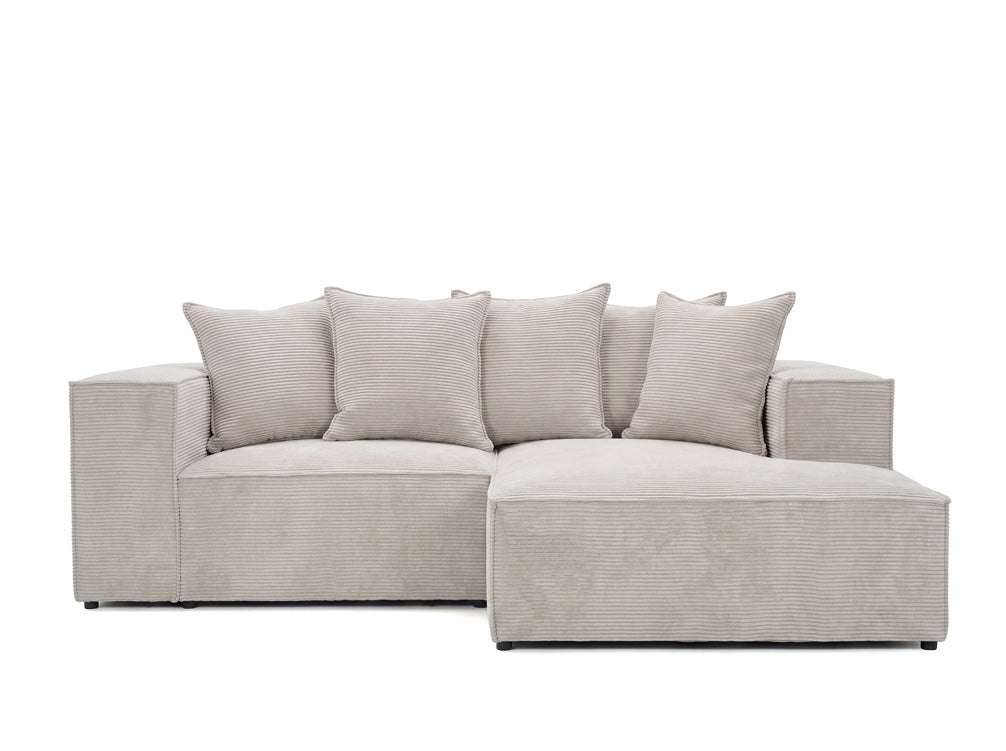 Luxusbetten24 Largo L Mini Designer Sofa Cord