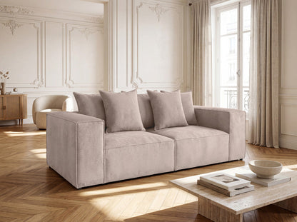 Luxusbetten24 Designer Sofa Largo 3‑Sitzer Cord