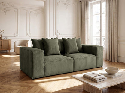 Luxusbetten24 Designer Sofa Largo 3‑Sitzer Cord