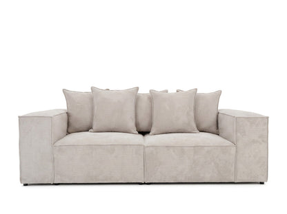 Luxusbetten24 Designer Sofa Largo 3‑Sitzer Cord