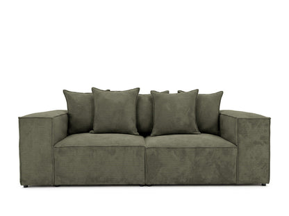 Luxusbetten24 Designer Sofa Largo 3‑Sitzer Cord