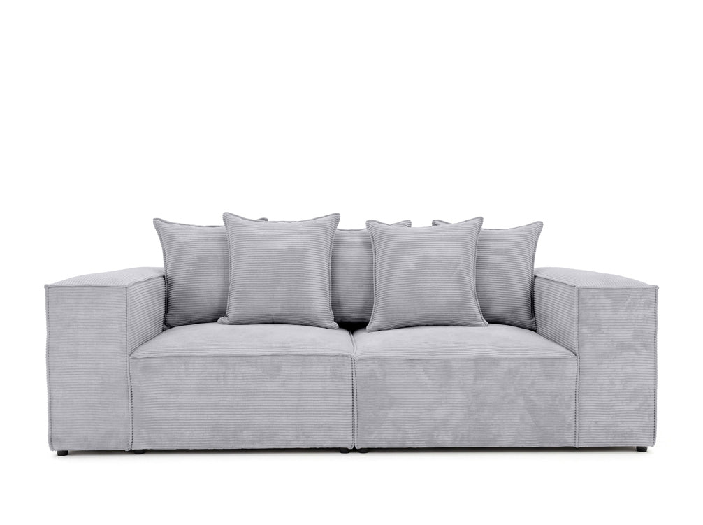 Luxusbetten24 Designer Sofa Largo 3‑Sitzer Cord