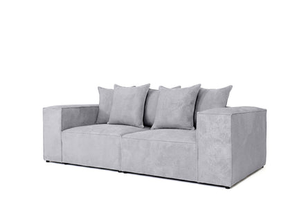 Luxusbetten24 Designer Sofa Largo 3‑Sitzer Cord