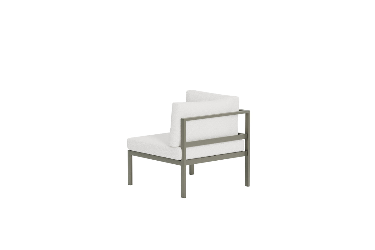 Luxusbetten24 Sofi Loungesessel Eckmodul mit Kissen für den Außenbereich