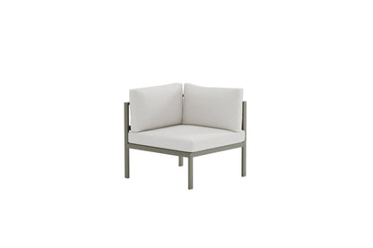 Luxusbetten24 Sofi Loungesessel Eckmodul mit Kissen für den Außenbereich