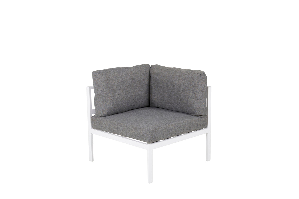 Luxusbetten24 Sofi Loungesessel Eckmodul mit Kissen für den Außenbereich