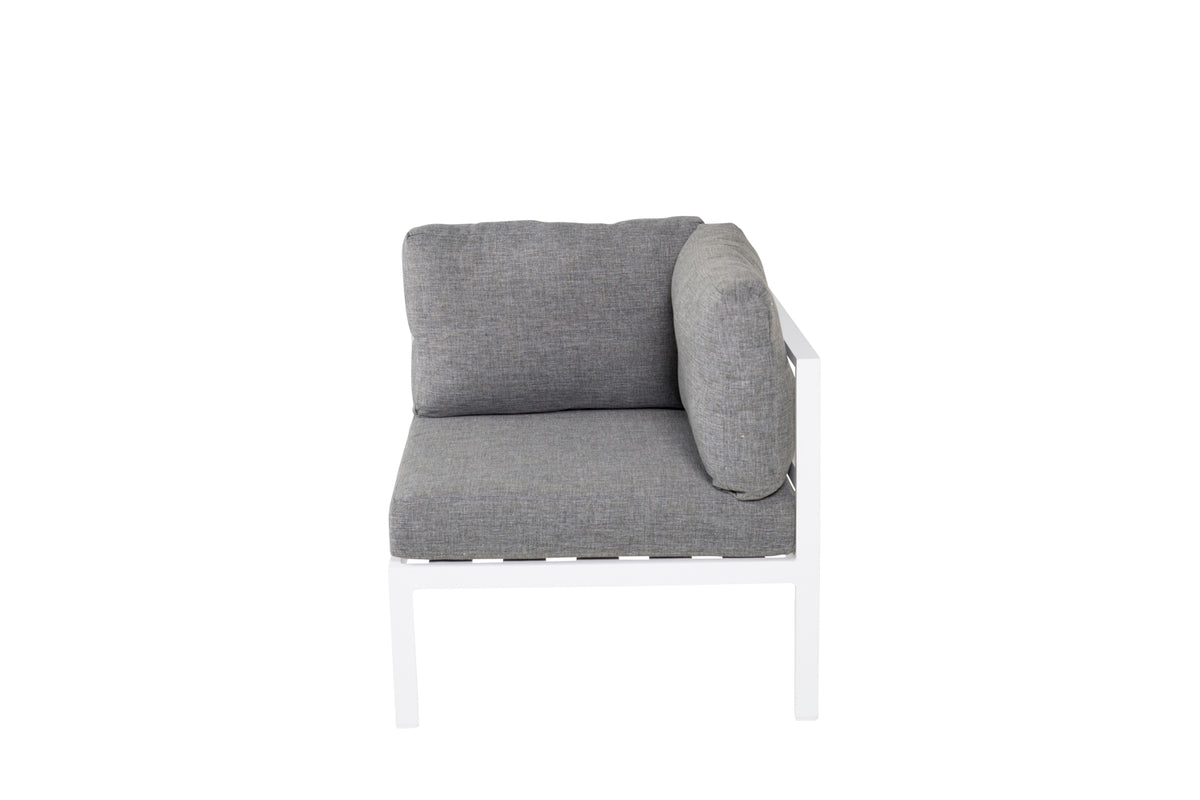Luxusbetten24 Sofi Loungesessel Eckmodul mit Kissen für den Außenbereich