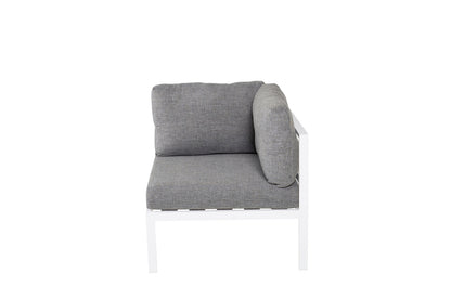 Luxusbetten24 Sofi Loungesessel Eckmodul mit Kissen für den Außenbereich