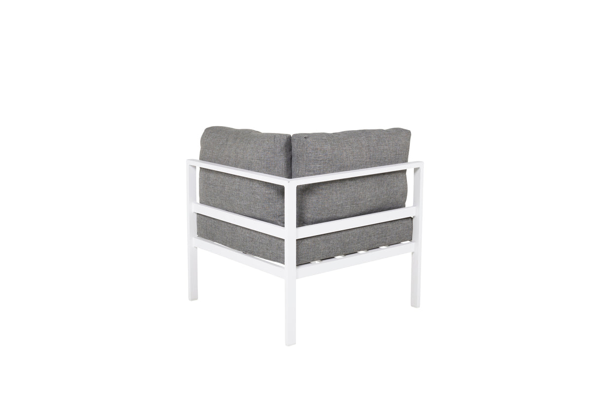 Luxusbetten24 Sofi Loungesessel Eckmodul mit Kissen für den Außenbereich
