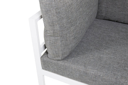 Luxusbetten24 Sofi Loungesessel Eckmodul mit Kissen für den Außenbereich