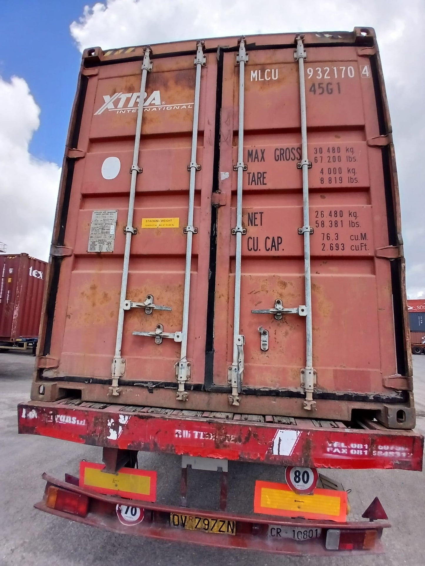 Container Marittimo HC High Cube Usato 40 Piedi