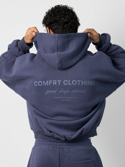 Comfrt Kapuzenpullover Oversized Passform Superweicher Baumwollmix Unisex Stil