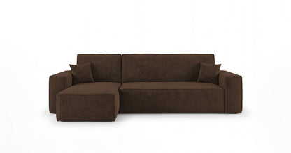 Designer Sofa Lunaro Mini Cord mit Schlaf- und Klappfunktion