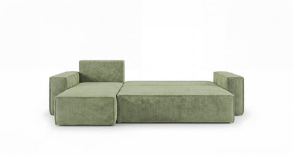 Designer Sofa Lunaro Mini Cord mit Schlaf- und Klappfunktion