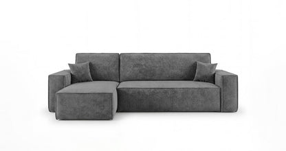 Designer Sofa Lunaro Mini Cord mit Schlaf- und Klappfunktion