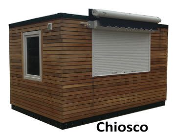 Waldem Container Chiosco Bar Pop‑Up Modulare 3×2,40 mt