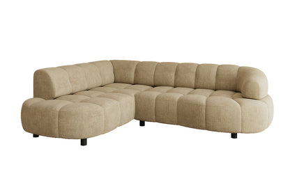 Luxusbetten24 Designer Sofa Olivia Mini Samt mit elektrischer Sitzerweiterung