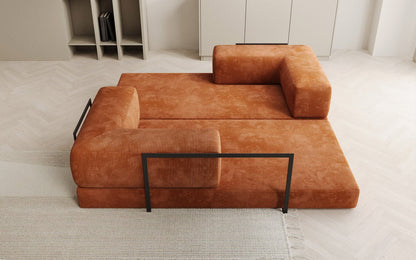 OUTLET - Designer Sofa Lazy 3 Sitzer in Cord