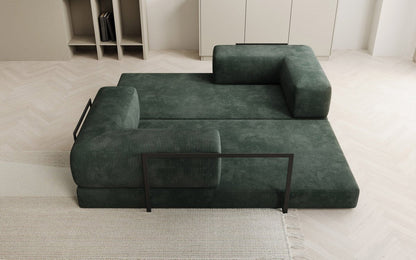 OUTLET - Designer Sofa Lazy 3 Sitzer in Cord