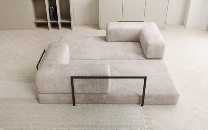 OUTLET - Designer Sofa Lazy 3 Sitzer in Cord