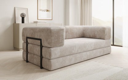 OUTLET - Designer Sofa Lazy 3 Sitzer in Cord