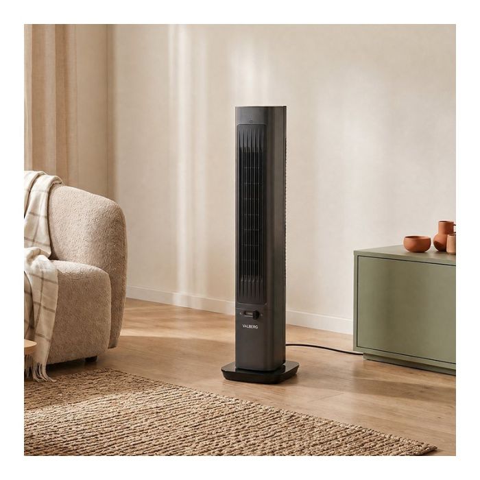 VALBERG Calefactor Ventilador sin Aspas 2 en 1 Negro