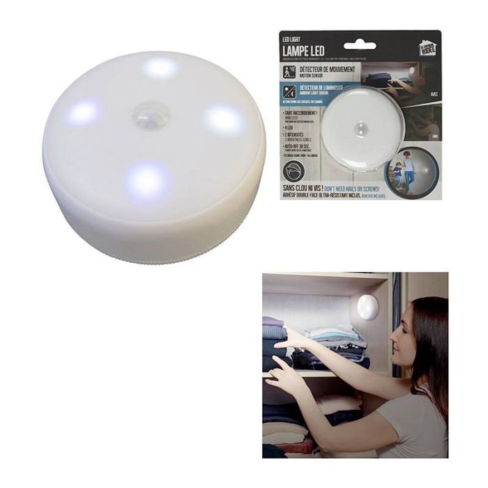 JE CHERCHE UNE IDEE Foco Detector LED Blanco Frío Movimiento
