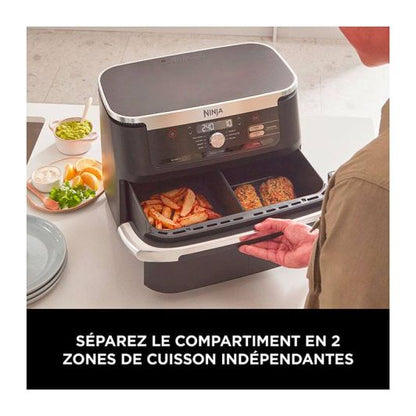 Freidora De Aire NINJA Foodi FlexBasket AF500EU 10,4L Doble Zona