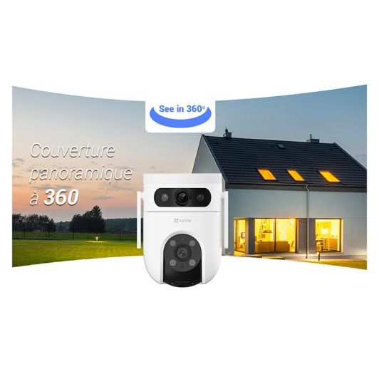 Cámara de Vigilancia EZVIZ H9C Doble Lente 2K + 2K