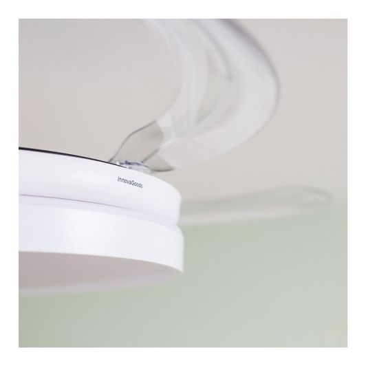 Ventilador de Techo INNOVAGOODS V0103890 36W con Altavoz Bluetooth Blanco