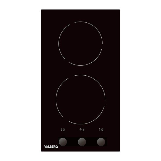 VALBERG IH 2M Placa de Inducción Doble Quemador 58 cm