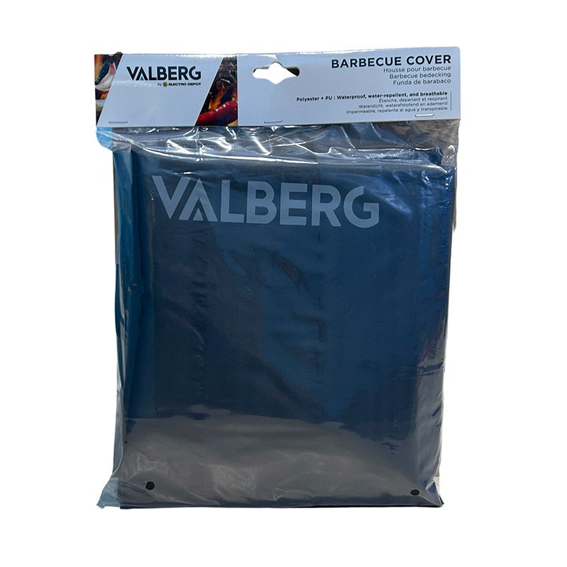 VALBERG Funda para Barbacoa de Barril Impermeable 95x95 cm