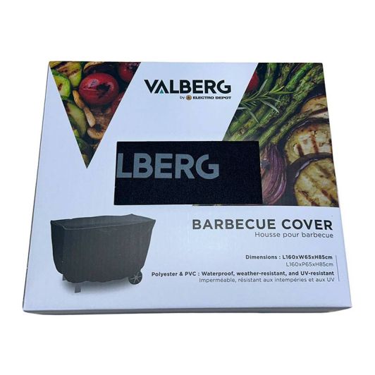 VALBERG BBQPREMIUM Cubierta para Barbacoa Impermeable 160×65 cm
