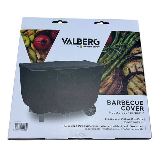VALBERG BBQPREMIUM Cubierta para Barbacoa Impermeable 160×65 cm