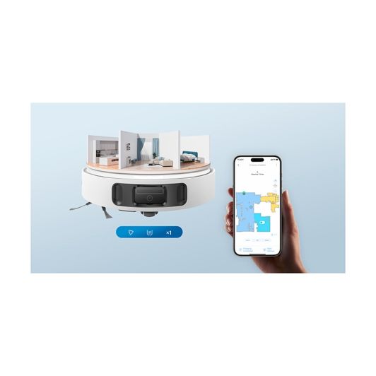DREAME MOVA E30 Ultra Robot Aspirador 7000 Pa Blanco