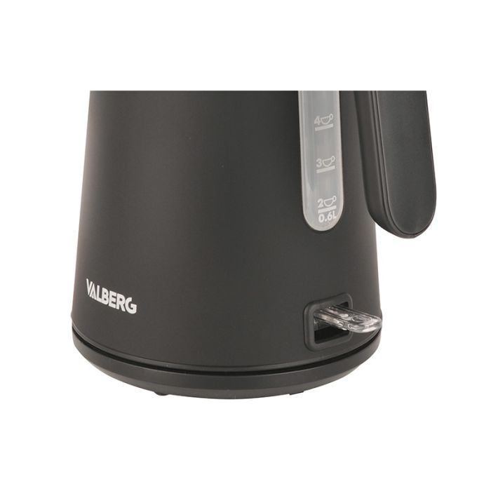 Valberg Hervidor Negro 2200W VAL-K2217STB 1,7L Conector 360° Autoapagado