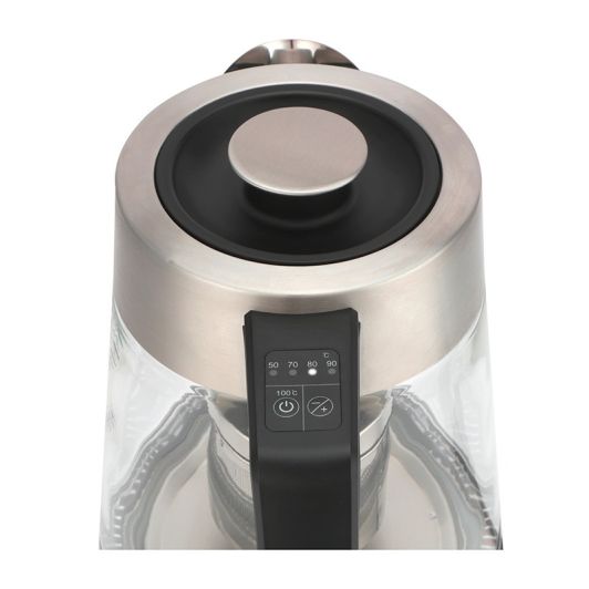 VALBERG VAL-KT2217CTTEA Hervidor 1,7L 2200W Conector 360° Vidrio Inoxidable