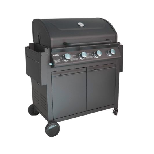 VALBERG BBQGZ VAL4BPL7341 Barbacoa de Gas 4 Quemadores 12 Personas