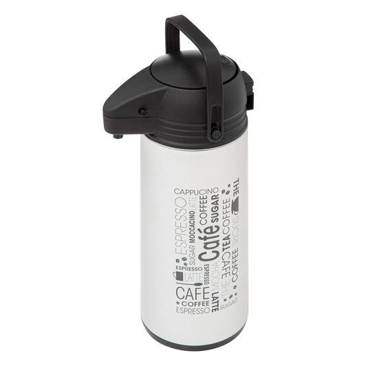 Termo Dispensador de Bebida Isotérmico 1,8 L Negro y Gris