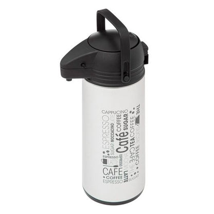 Termo Dispensador de Bebida Isotérmico 1,8 L Negro y Gris