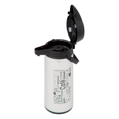 Termo Dispensador de Bebida Isotérmico 1,8 L Negro y Gris