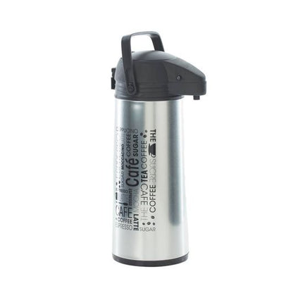 Termo Dispensador de Bebida Isotérmico 1,8 L Negro y Gris