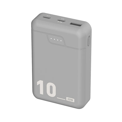 EDENWOOD Batería de Emergencia 10 000 mAh Negra Powerbank con Garantía 3 Años