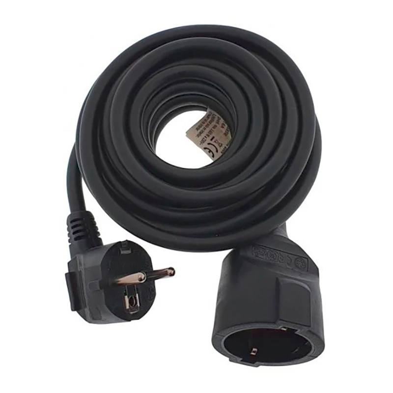 EUROBRIC Alargador 3 metros Negro Redondo 3g 1,5