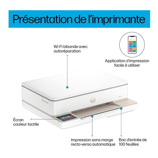 HP Envy 6132e Impresora Todo en Uno Blanco
