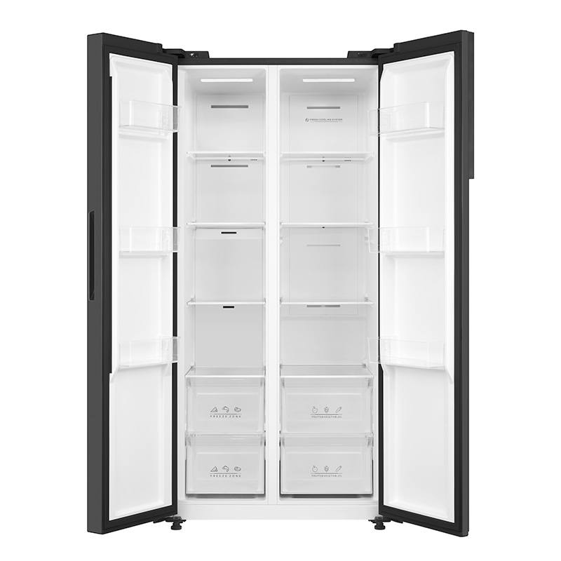 VALBERG SBS 460E Refrigerador Americano No‑Frost 460 LNegro
