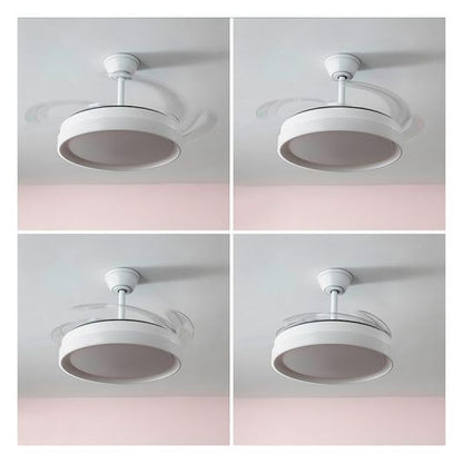Innovagoods Ventilador de Techo DC Silencioso 6 Velocidades LED Madera
