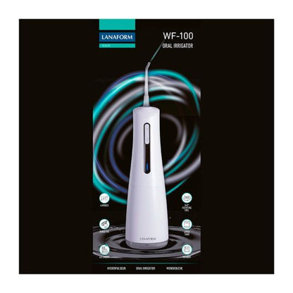 LANAFORM WF-100 Irrigador Dental y Bucal 1200 Pulsaciones 300 ml Blanco